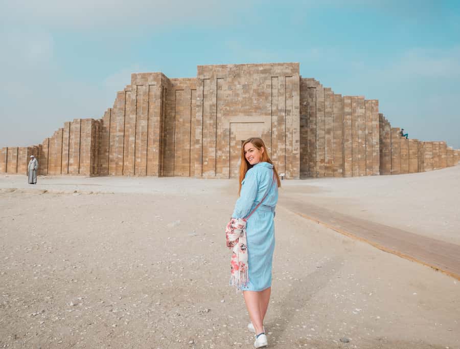 From Cairo: Pyramids of Giza, Sphinx, Saqqara & Memphis Tour - Great Pyramids and the Giza Plateau: scale you can’t fake