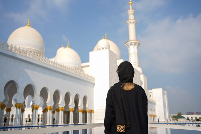 From Dubai: Abu Dhabi City Sightseeing & Sheikh Zayed Mosque - Yas Island and Ferrari World: Photo Moments, Not a Full Theme-Day