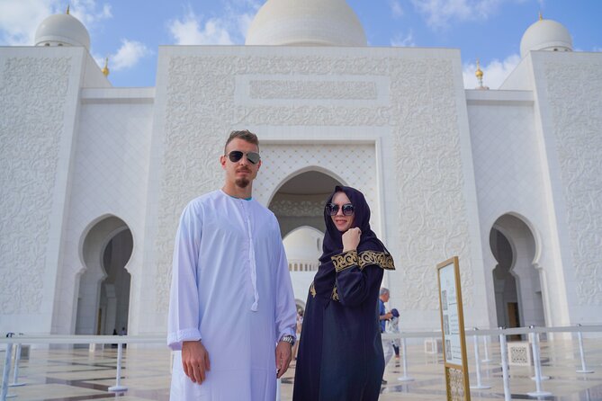From Dubai: Abu Dhabi Sheikh Zayed Grand Mosque Guided Tour - Sheikh Zayed Grand Mosque exterior: the numbers you can point out