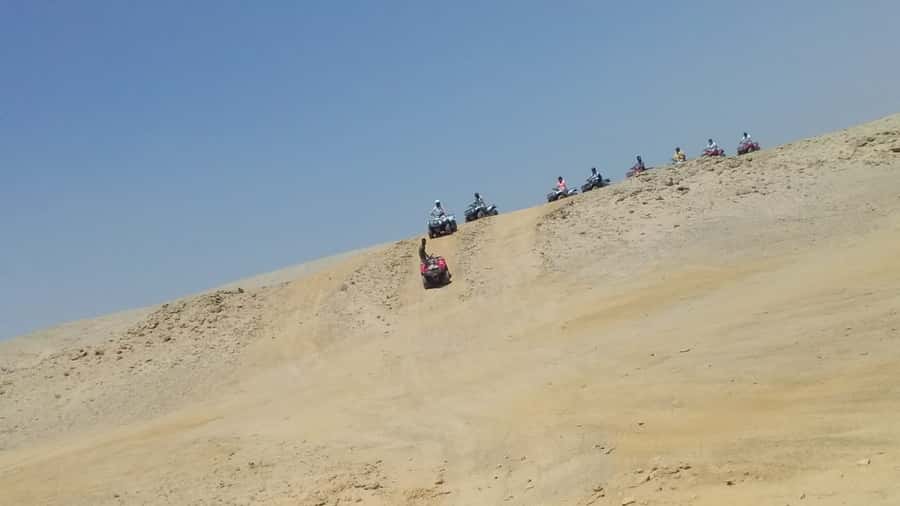 From Hurghada: Makadi Bay ATV Tour - The beach dip plus the rock-formation stop (where the photos happen)
