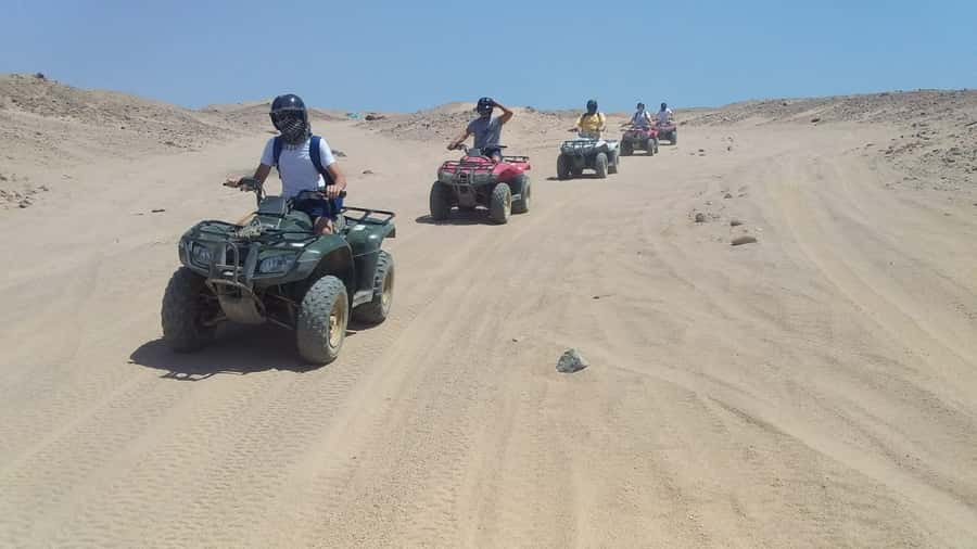 From Hurghada: Makadi Bay ATV Tour - Your two hours on the ATV: sandbanks, mountains, and sea views