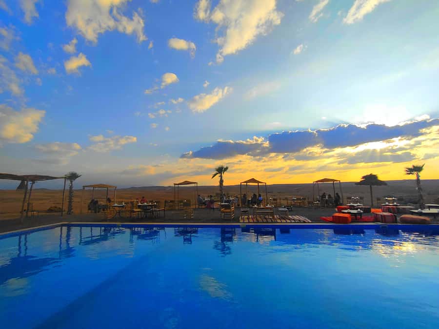 From Marrakech: Agafay Desert Sunset Dinner with Live Show - Mint tea on arrival: small ritual, big atmosphere