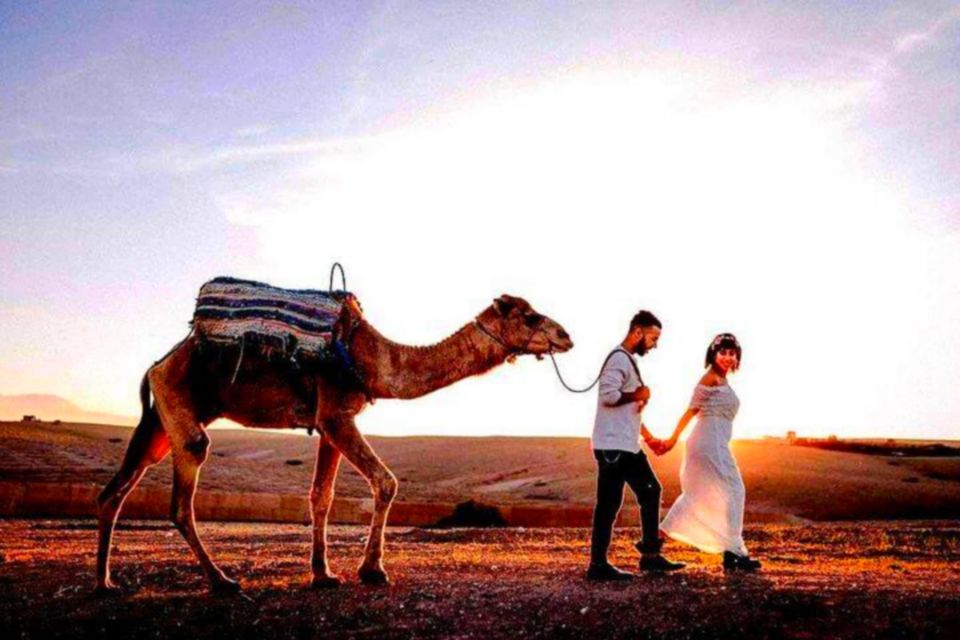 From Marrakech: Agafay Desert Sunset Dinner with Live Show - Bonfire music and the fire show: the part people remember