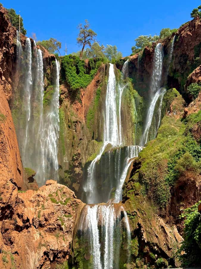 From Marrakech: Ouzoud Waterfalls Guided Trip with Boat Ride - Arrival at the falls: three cascades and the best viewpoints