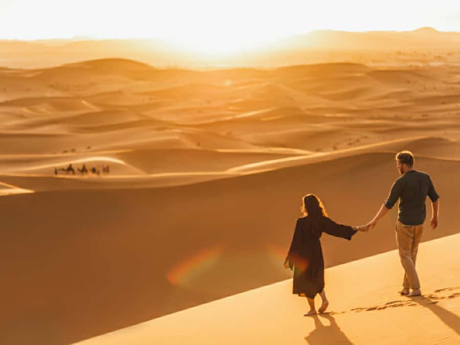 From Marrakech: Unforgettable 3-Day Desert Tour to Fes - Day 2: Todra Gorge walk, then Sahara dunes and sunset camp energy
