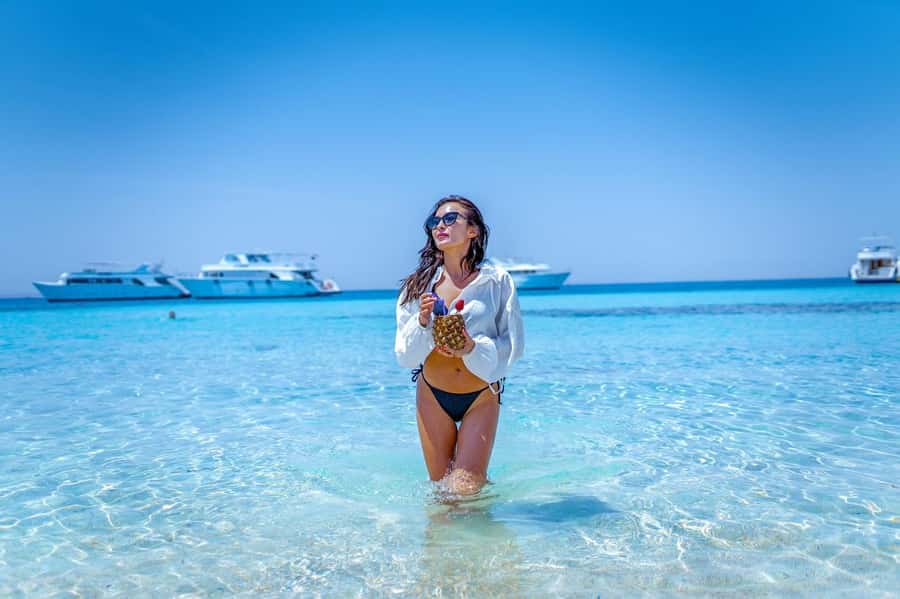 Hurghada: Giftun Island Orange Bay Speedboat Cruise & Lunch - Giftun Islands to Orange Bay: the payoff is the mix