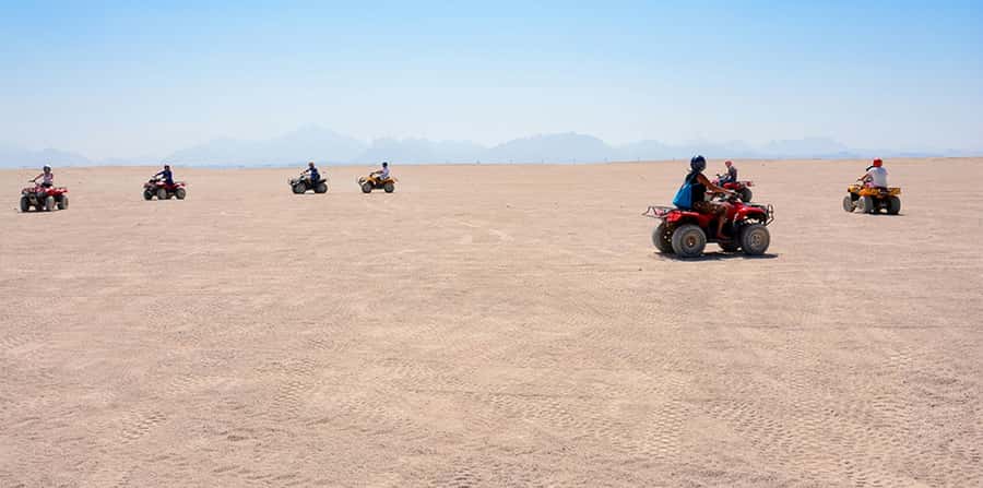 Hurghada: Morning Quad Bike Tour, Camel Ride and Transfer - The sunset option: dinner, show, and stargazing under big skies