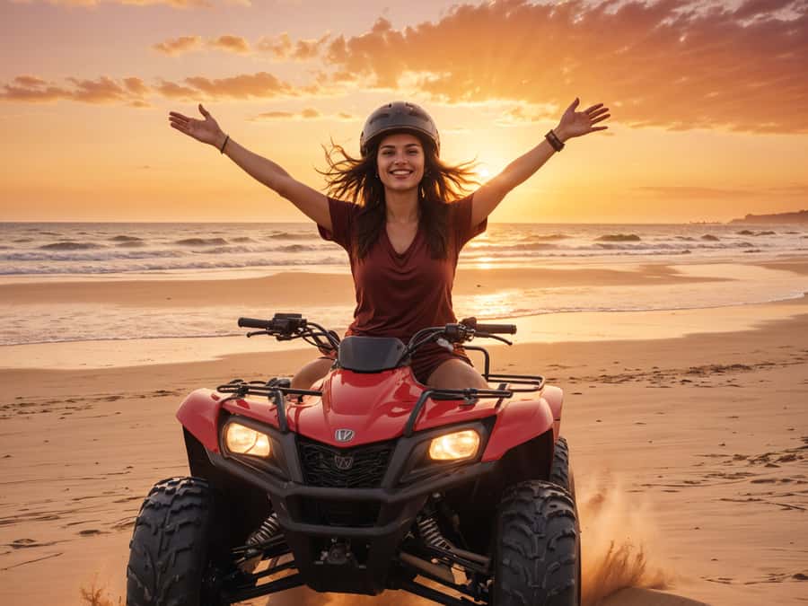 Hurghada: Morning Quad Bike Tour, Camel Ride and Transfer - Arrival at the quad station: helmets, rules, and that first test
