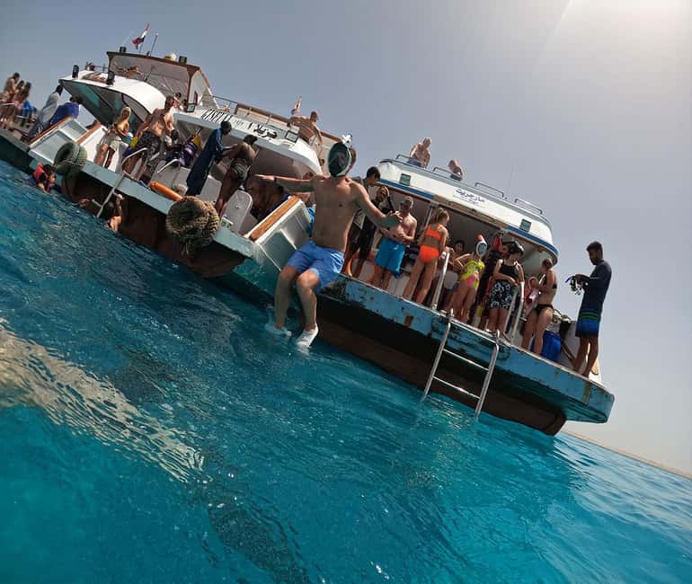 Hurghada or Makadi: Discover the Magic of Dolphin House - Lunch on Board: The Food Is Part of the Appeal