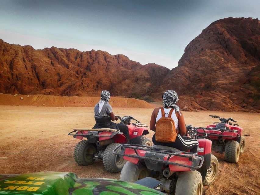 Hurghada: Quad Bike, Sea, Camel, Safari, Stargazing & Dinner - Camel ride at the camp: a short moment you can stretch
