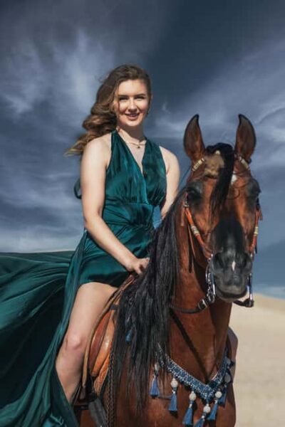 Hurghada: Red Sea & Desert Horse Riding Tour with Swimming - Desert riding for beginners: 40 to 60 minutes of control