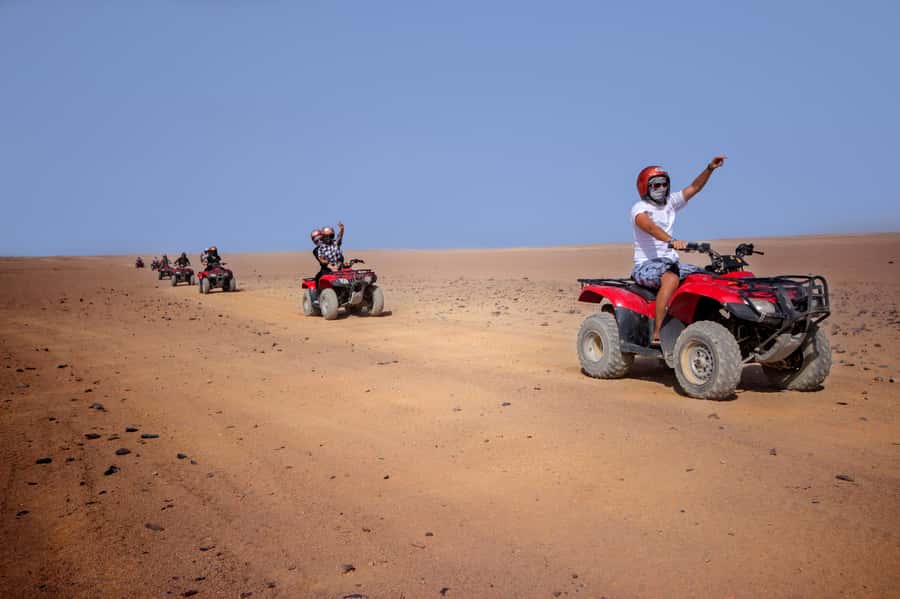 Hurghada: Sunset Quad Bike, Camel w/ Opt Stargazing and BBQ - Key highlights at a glance