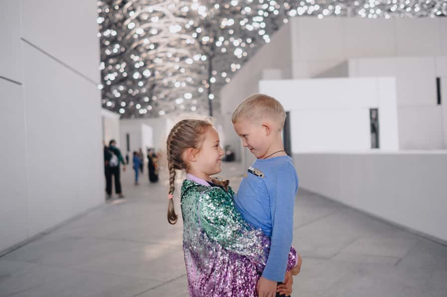 Louvre Abu Dhabi Museum General Admission Ticket - Walking in: voucher scan, security checks, and bag flow