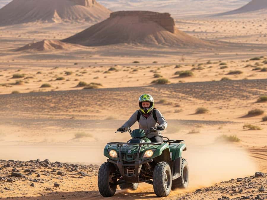 Marrakech: Agafay Desert Quad Biking Tour with Dinner-Show - Photo Stops and Sunset Light: How to Get the Best Shots Without Slow-Running the Group