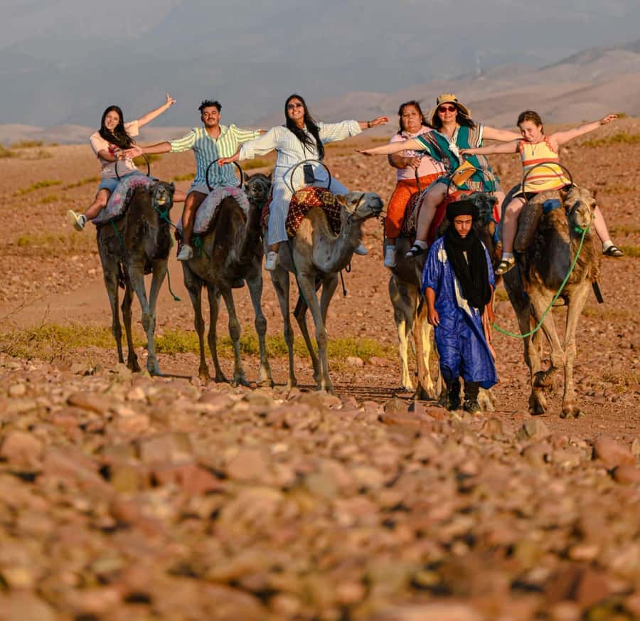 Marrakech: Agafay Desert Quad, Camel Ride & Dinner Show - Quad biking on Agafay’s rocky tracks: safety, speed, and how it’s paced