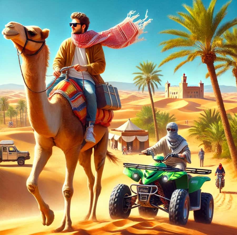 Marrakech: Agafay Desert Quad, Camel Ride & Dinner Show - Berber music, fire show, and folklore dance: the night’s big finish