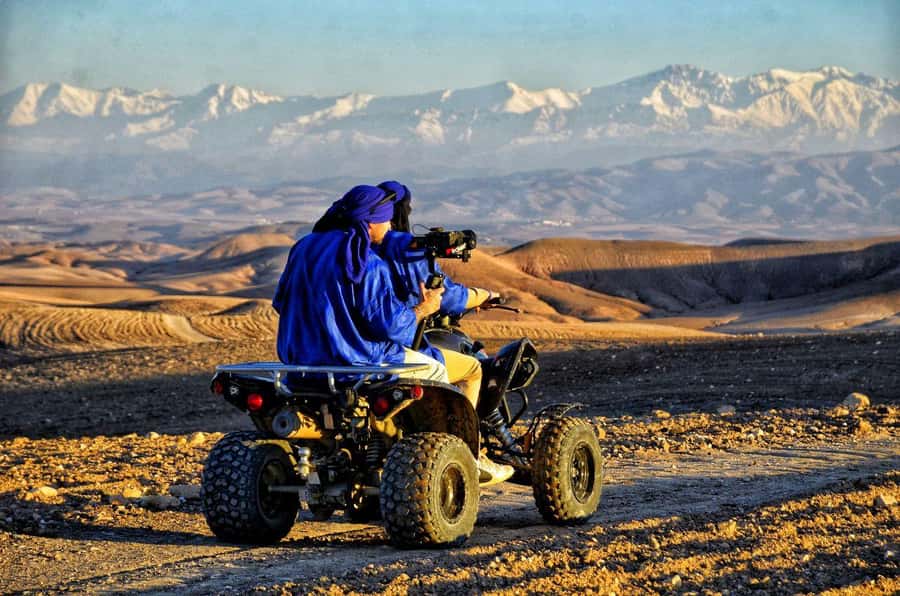 Marrakech: Agafay Desert Quad & Camel Rides with Dinner Show - Sunset Camel Ride: Short, Gentle, and Made for Photos