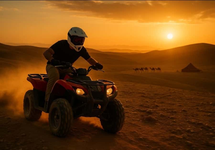Marrakech: Agafay Desert Quad & Camel Rides with Dinner Show - Group Size, Pickup/Drop-Off, and Timing That Actually Works