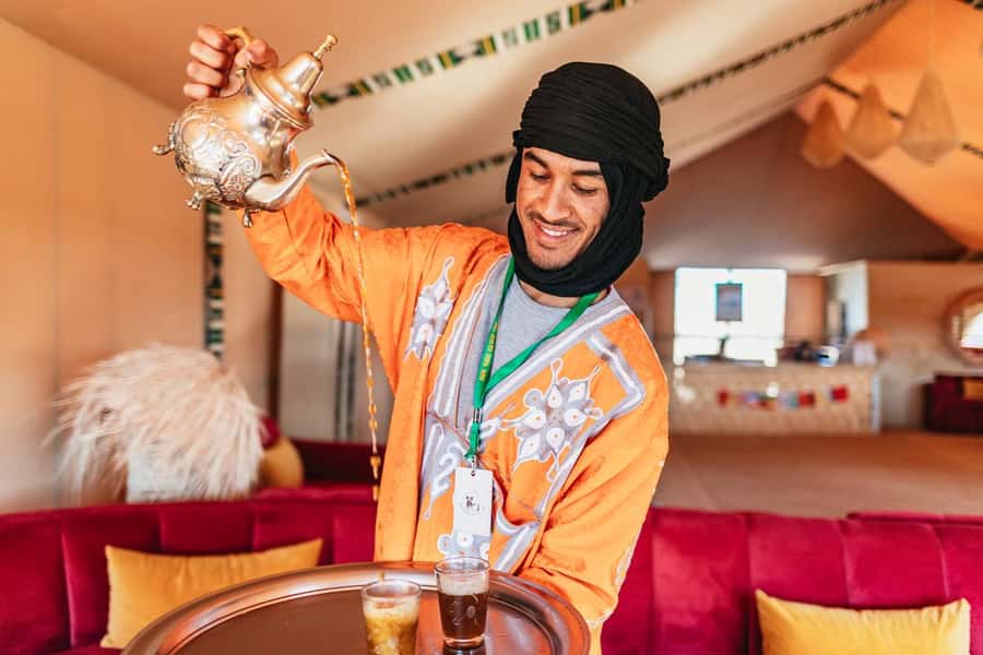 Marrakech: Agafay Desert Retreat, Tent, Dinner, Show & Pool - Camp Check-In: Welcome Tea, Sunset Plans, and Free Time That Feels Real