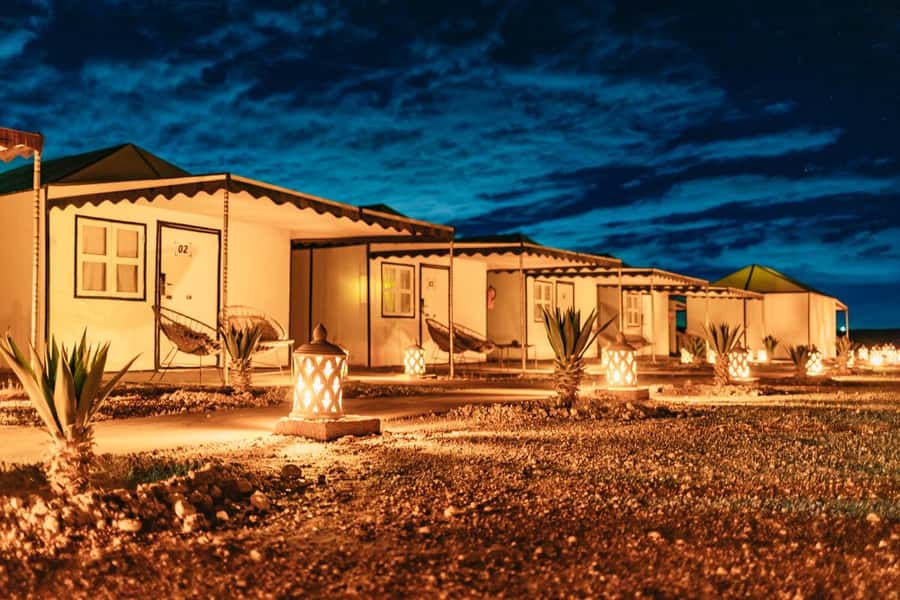 Marrakech: Agafay Desert Retreat, Tent, Dinner, Show & Pool - Pools with Atlas Mountain Views: When You Get Downtime, Use It