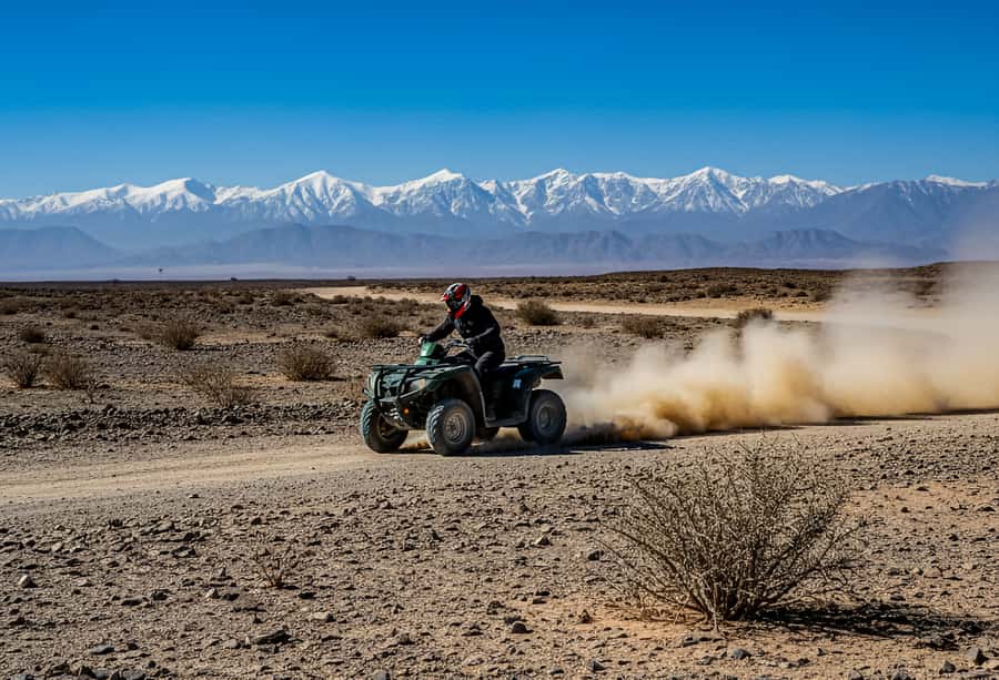 Marrakech: Agafay Quad Tour with Camel Ride, Dinner & Show - Agafay Desert: What Makes This Day Trip Different From a Typical Sahara Tour