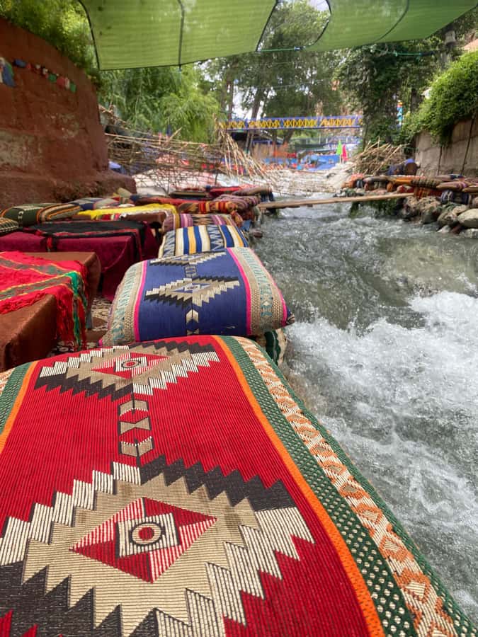 Marrakech: Atlas Mountains, Waterfalls, Ourika Valley +Lunch - Ourika River Break and Optional Lunch: Calm Food After Climbing