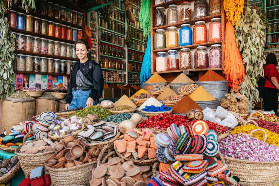 Marrakech: Colorful Medina Souks Guided Walking Tour - Jemaa el-Fnaa: The Energy Before You Go Underground