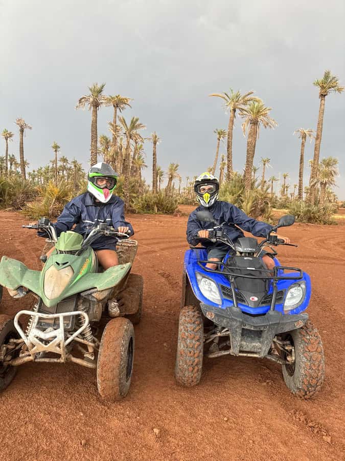 Marrakech: Dunes of the Palmeraie Quad Bike Ride with Tea - Moroccan mint tea in the desert: why this break is the whole point