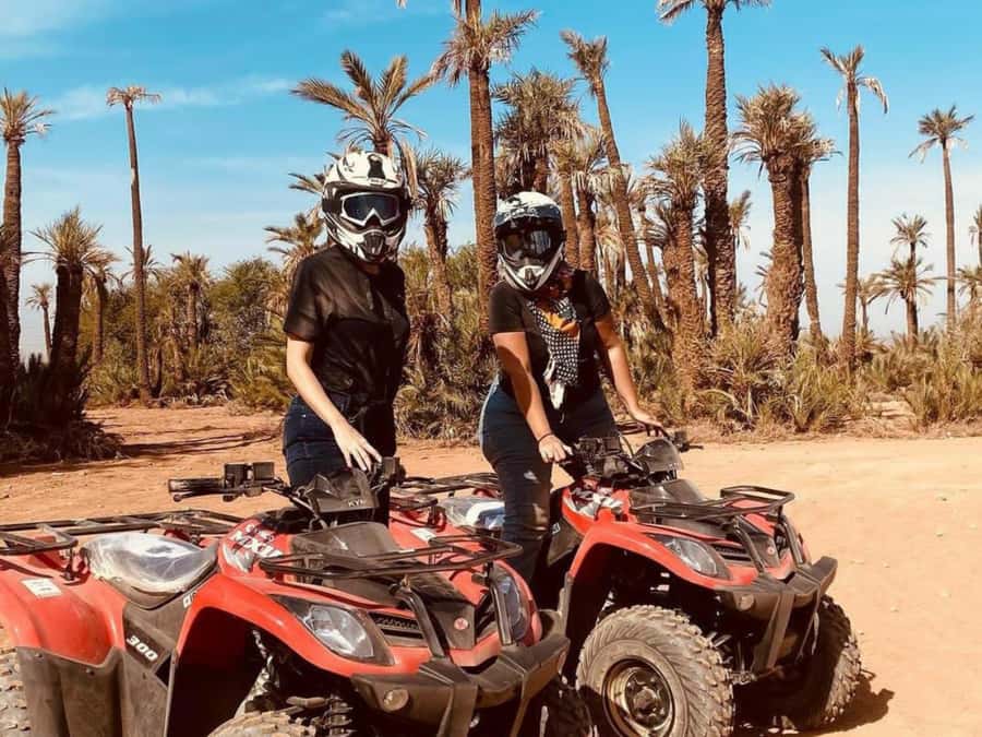 Marrakech: Dunes of the Palmeraie Quad Bike Ride with Tea - The quad briefing and controls: fast confidence, not a test