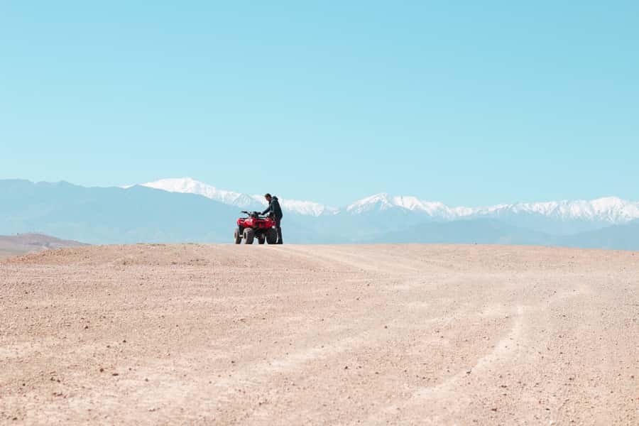 Marrakech: Half-Day Desert Quad Tour with Camel Ride - Hotel Pickup to Desert Dressed Up: How the Day Gets Rolling