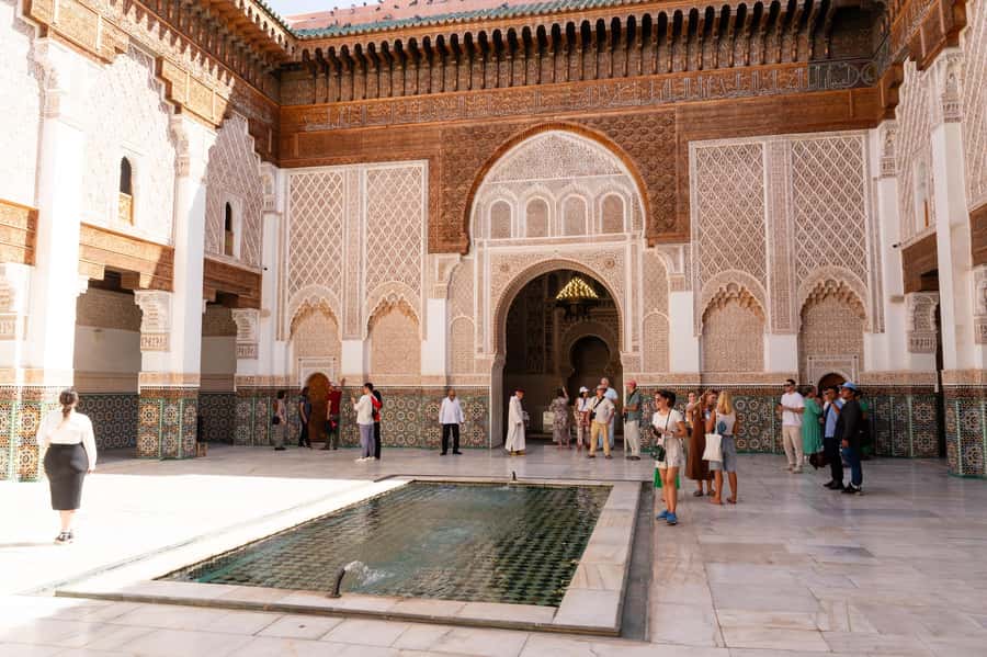 Marrakech: Madrassa Ben Youssef, Secret Garden & Medina Tour - Le Jardin Secret and the Khettara: where calm meets engineering