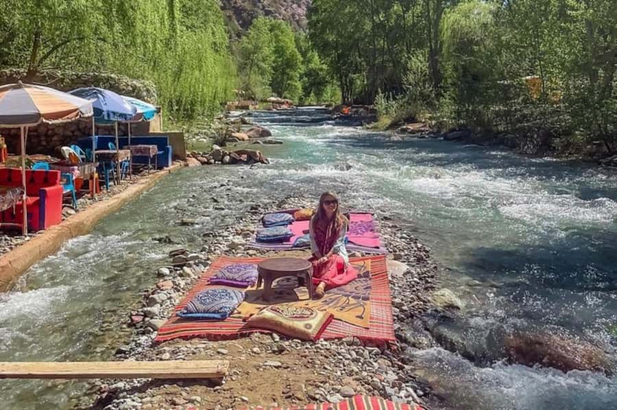 Marrakech: Ourika Valley Trip with Waterfall Hike & Lunch - The Waterfall Hike: Steep Steps, Helpful Guides, and Great Break Points