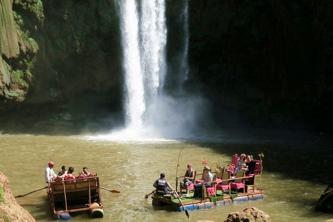 Marrakech: Ouzoud Waterfalls Guided Day Trip with Boat Ride - Barbary macaques: adorable, fast, and curious