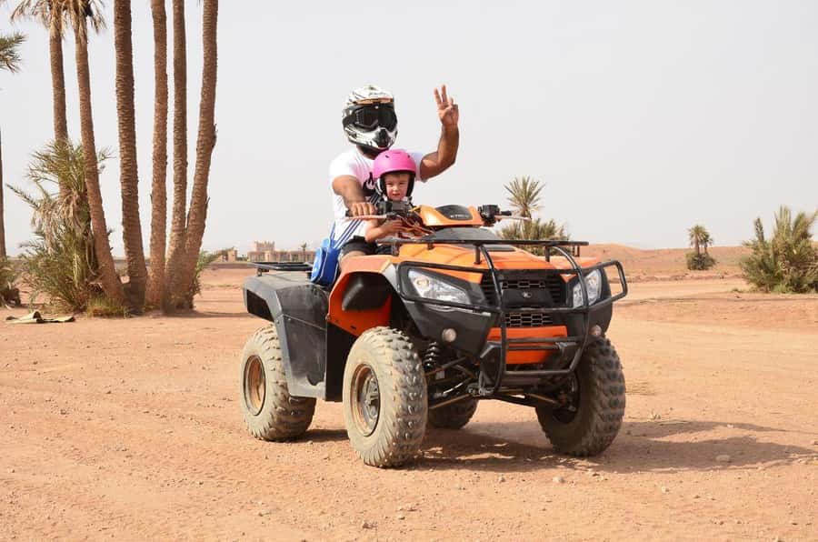 Marrakech: Quad activity in the Palmeraie with Tea break - What to expect when you come back (and why it helps to plan layers)
