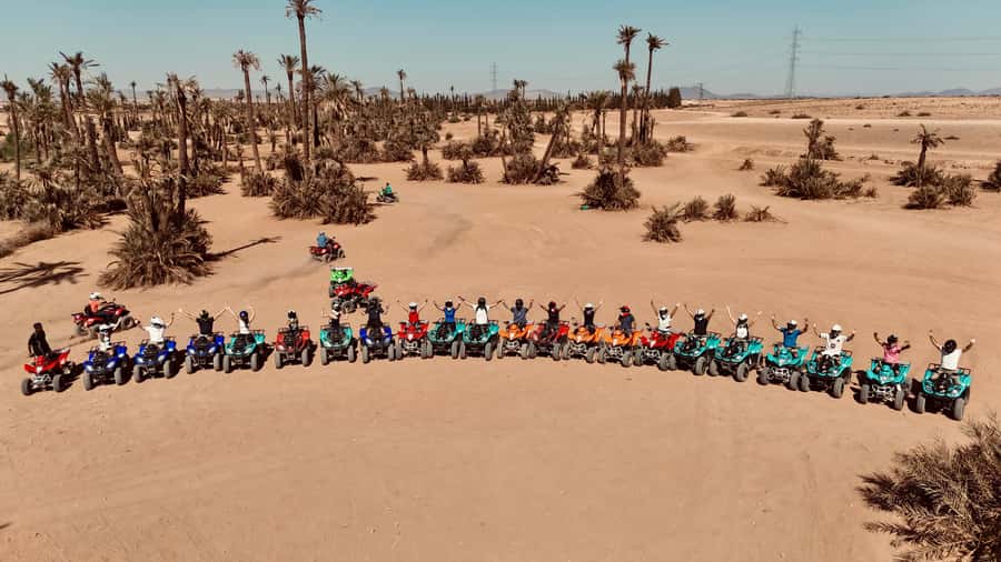 Marrakech: Quad activity in the Palmeraie with Tea break - Price and timing: the real value behind the $18 ticket