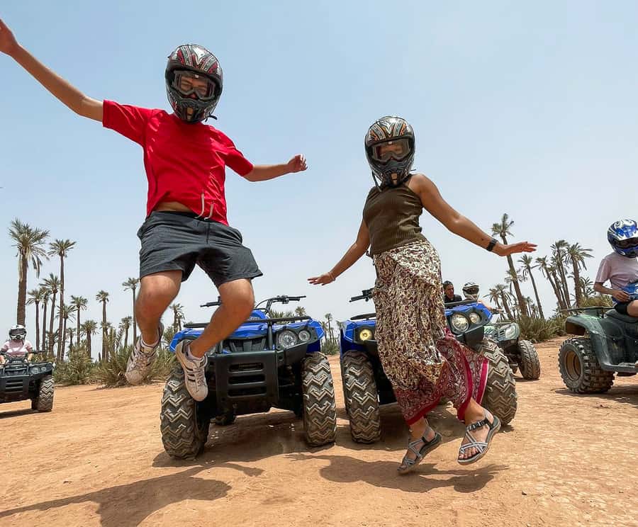 Marrakech Quad Bike Experience: Desert and Palmeraie - Two hours of riding: how the palm-grove and desert loop works