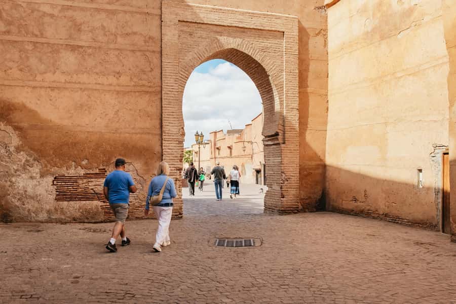 Marrakech: Saadian Tombs & Bahia Palace, Medina Guided Tour - Bahia Palace: painted ceilings, stucco everywhere, and gardens that slow you down