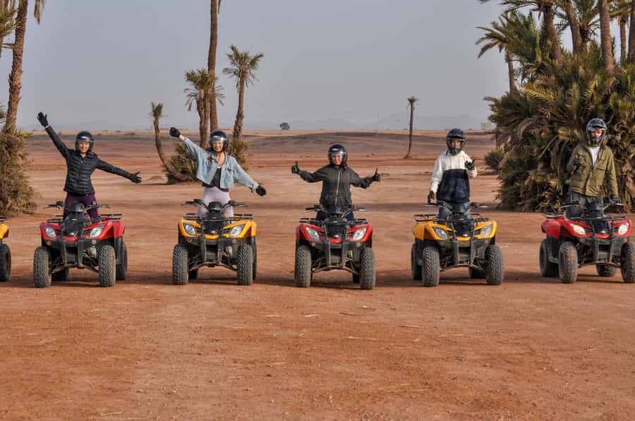 Marrakech:excursion quad in Oasis palm & jbilat desert,tea - Weather and timing: when sunset and photos work best