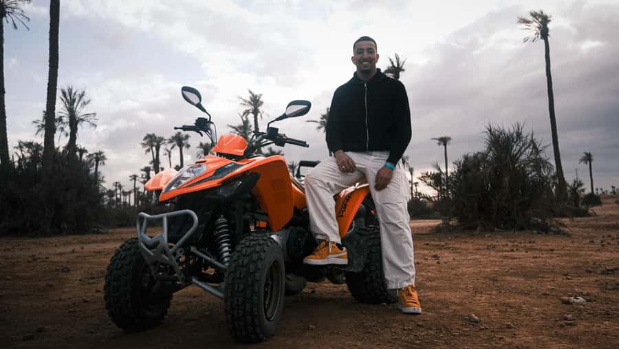 Marrakech:excursion quad in Oasis palm & jbilat desert,tea - The provider and guide team: why repeated names matter