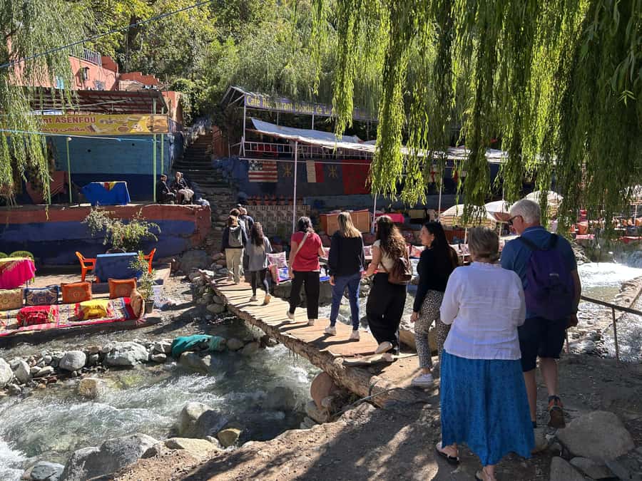 Ourika Valley Day Trip from Marrakech with Guide & Lunch - The Setti Fatma waterfall hike: walnut trees, steps, and smart footwear