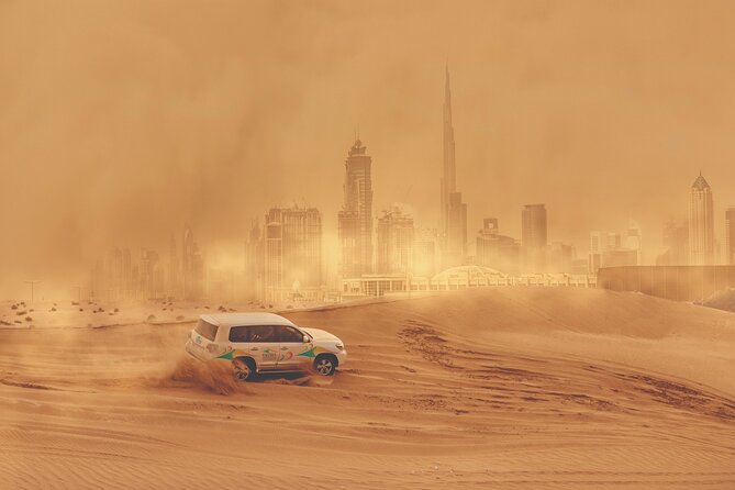 Premium Desert Safari with BBQ Dinner - Dubai - The desert camp setup: welcome drinks, then choose your activities