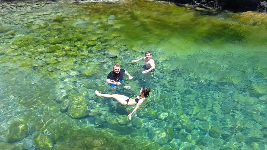 Sal: All-Inclusive Salt Lake, Blue Eye and Shark Bay Tour - Salinas salt lake at Pedra de Lume: float first, rinse later