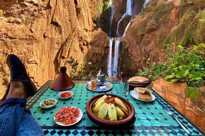 Small group Ouzoud Waterfall Guided Tour Boat Ride from Marrakech - Lunch at the Waterfall: Budget Time for It